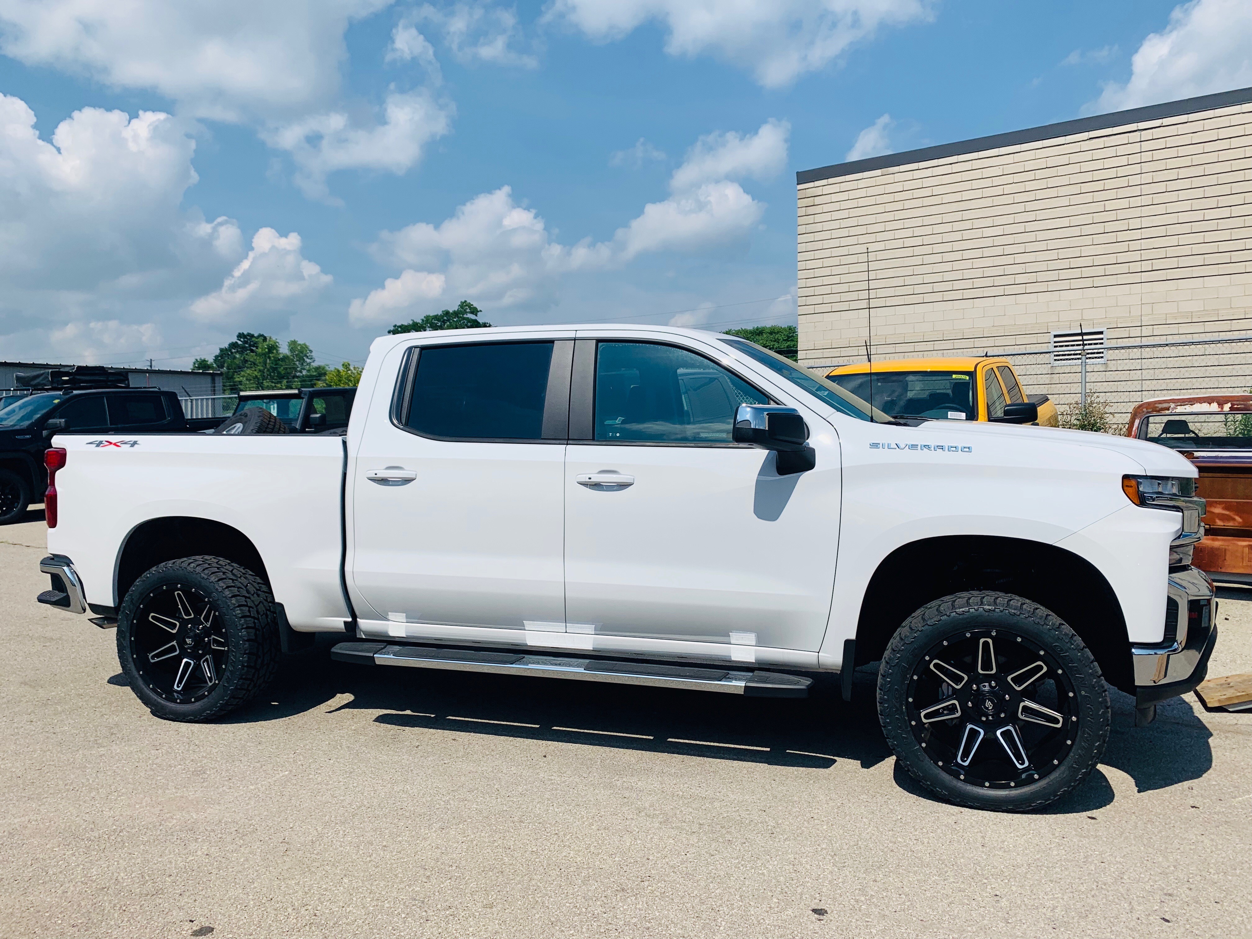 Lifted Silverado built by DSI